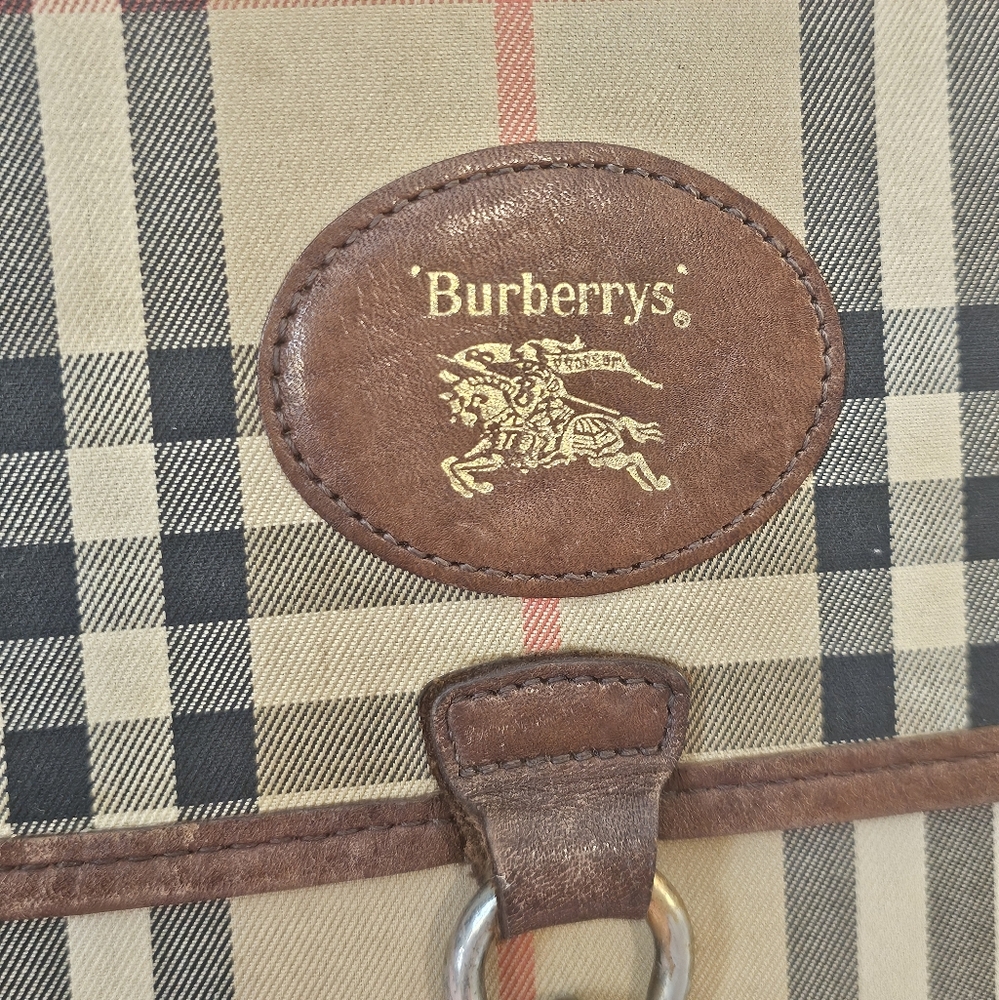💼Burberrys Portfolio Document Case Nova Check Clutch Bag 🧳 - Picture 3 of 16